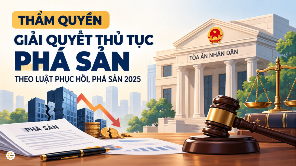 Thẩm quyền giải quyết thủ tục phá sản theo Luật Phục hồi, phá sản 2025