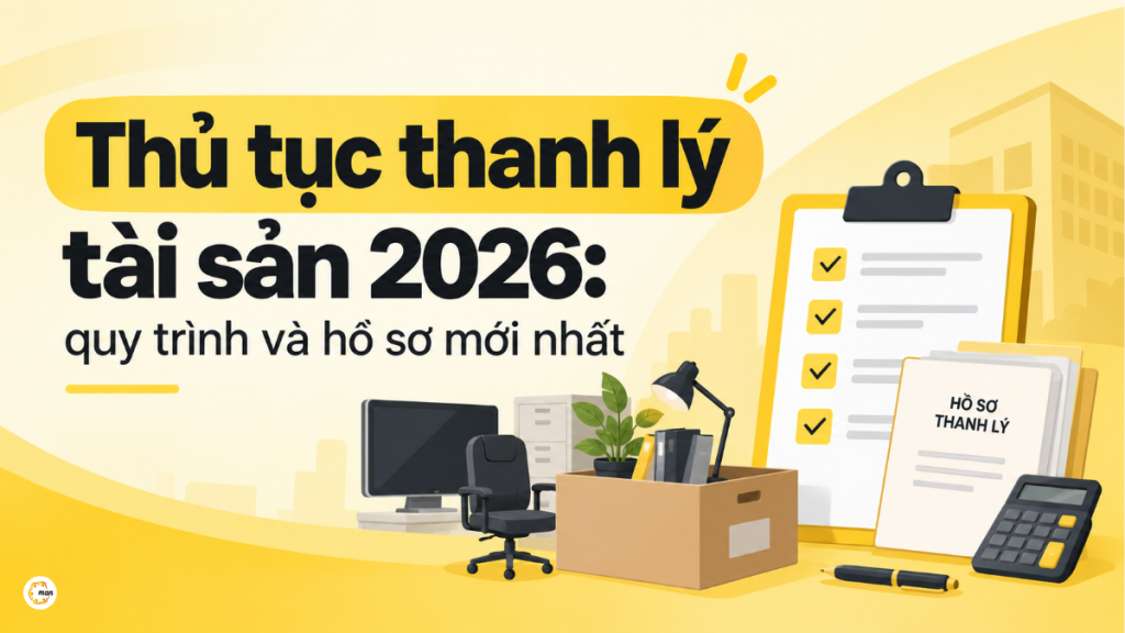 Thủ tục thanh lý tài sản 2026: quy trình và hồ sơ mới nhất
