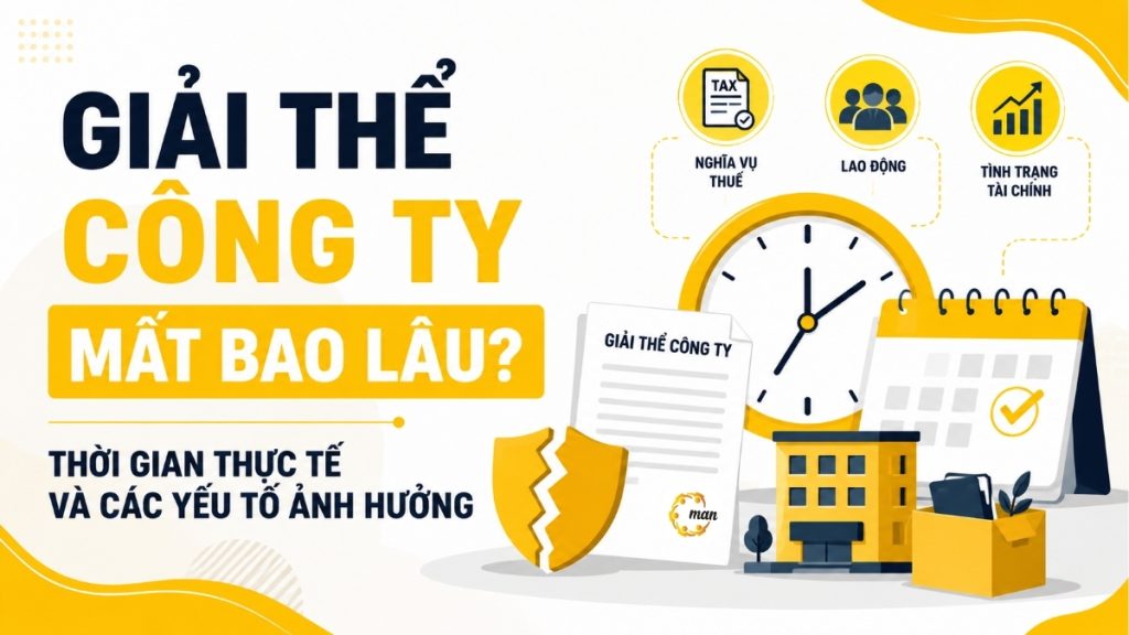 Giải thể công ty mất bao lâu? Thời gian thực tế và các yếu tố ảnh hưởng