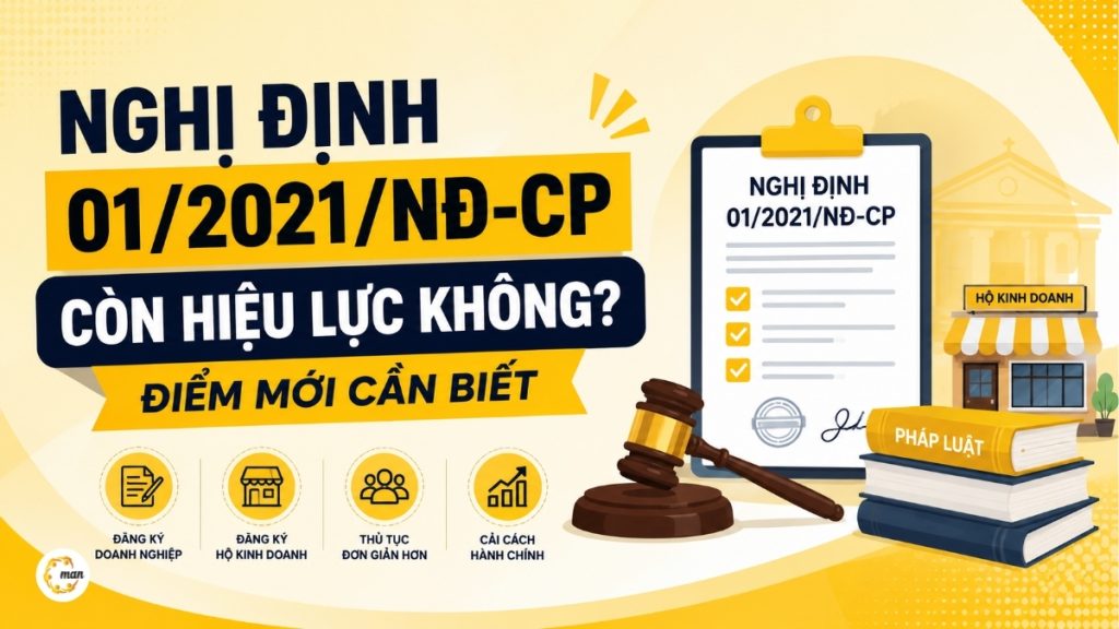 Nghị định 01/2021/NĐ-CP còn hiệu lực không? Điểm mới cần biết