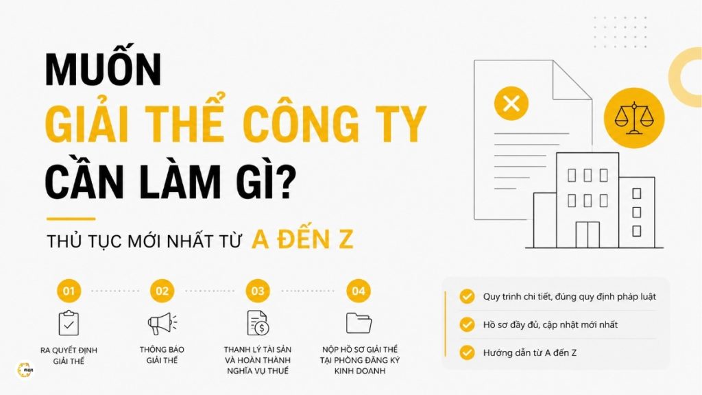 Muốn giải thể công ty