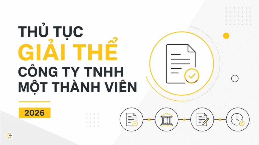 Thủ Tục Giải Thể Công Ty TNHH Một Thành Viên 2026