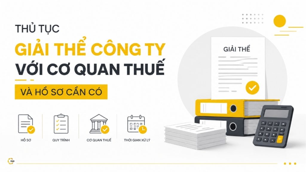 Thủ tục giải thể công ty với cơ quan thuế và hồ sơ cần có