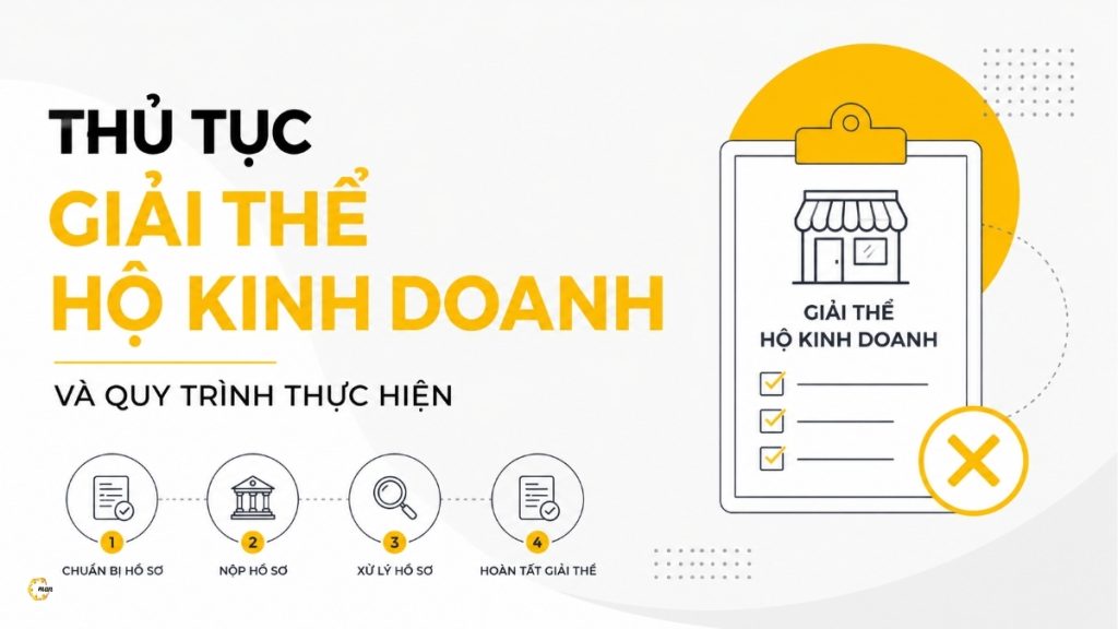 Thủ tục giải thể hộ kinh doanh và quy trình thực hiện