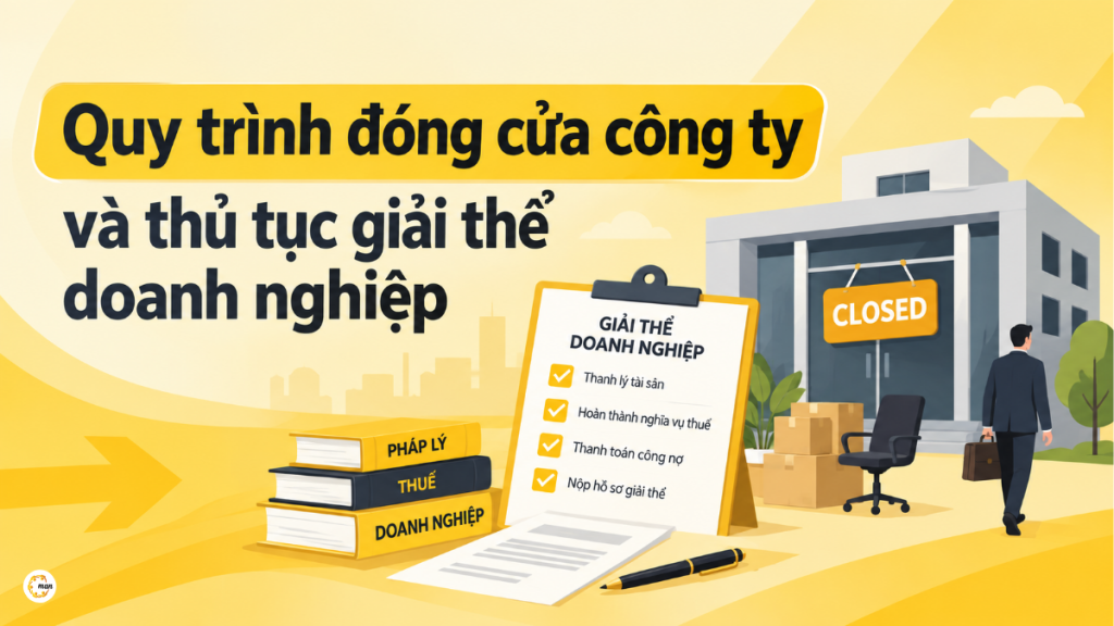 Quy trình đóng cửa công ty và thủ tục giải thể doanh nghiệp