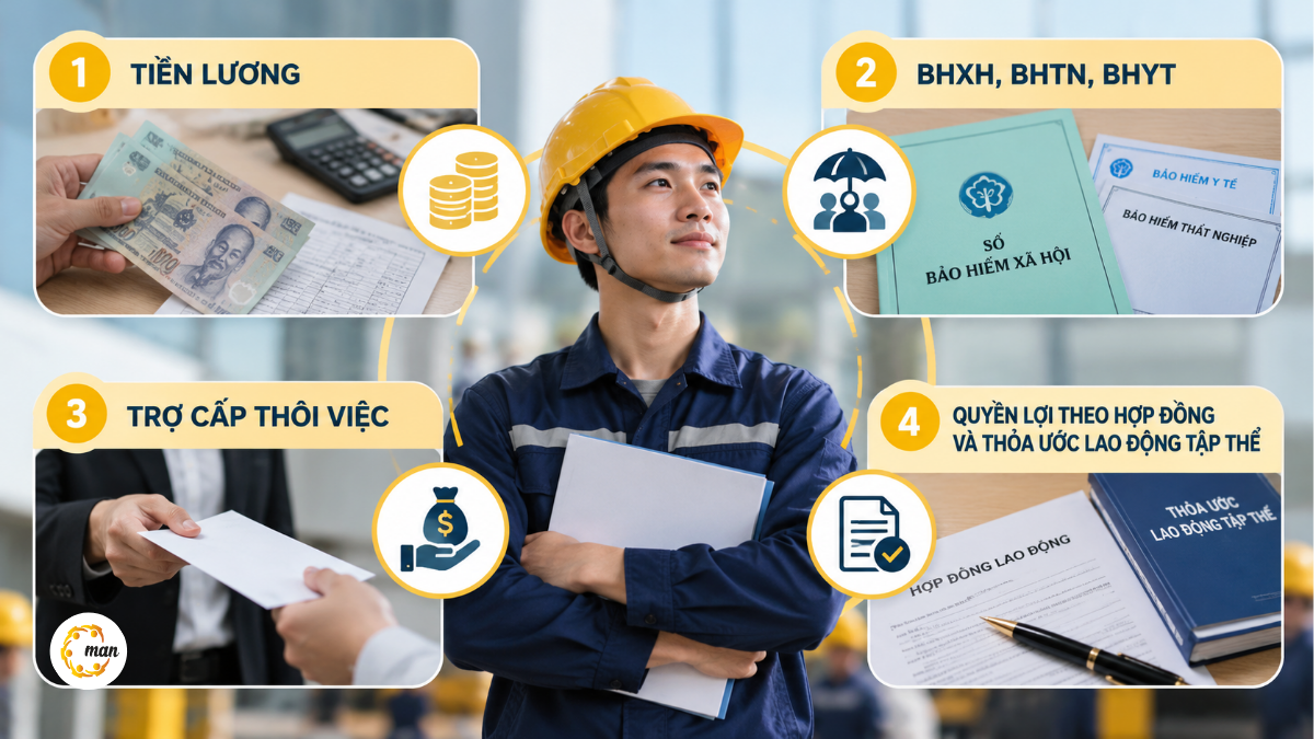 Các quyền lợi của người lao động khi doanh nghiệp phá sản